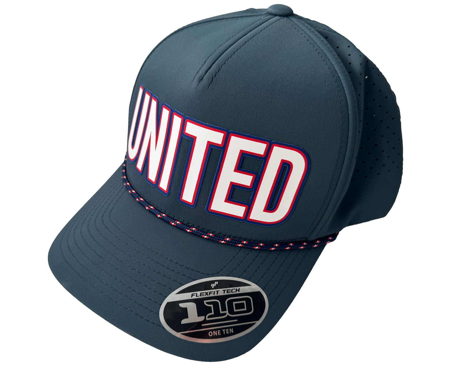 United America Transfer 5-Panel Rope, Lightweight, Comfortable Baseball Cap